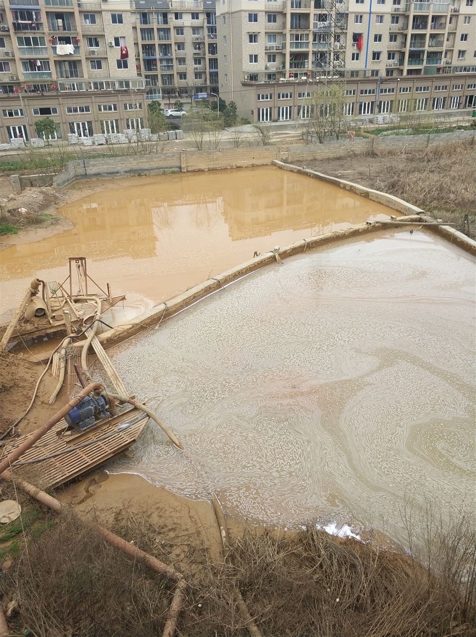 罗湖沉淀池淤泥清理-厂区废水池淤泥清淤